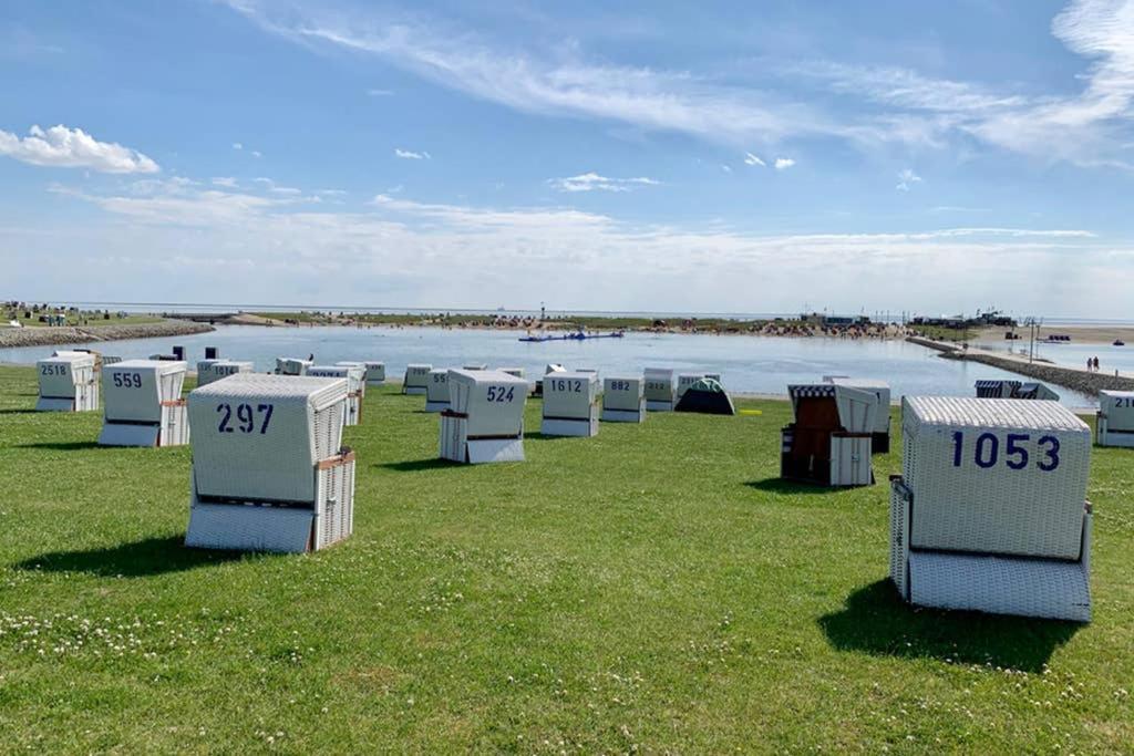 Nordseeglueck In Buesum Nahe Familienlagune Εξωτερικό φωτογραφία